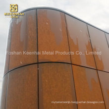 Rusting Red Wall Cladding Material Corten Steel Facade (KH-CS-10)